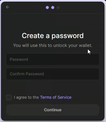 4. Set a Secure Password