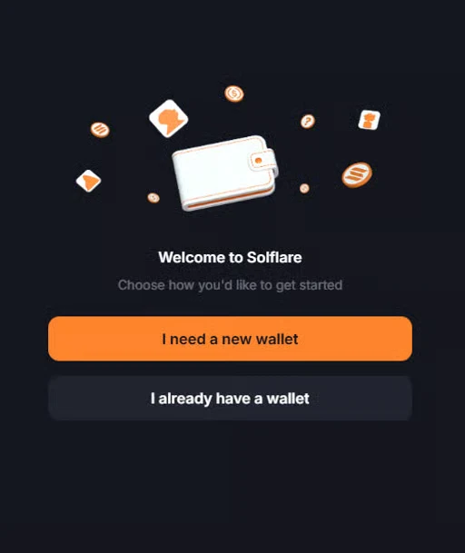 2. Create a New Wallet