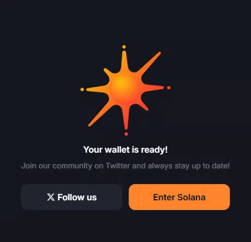 5. Your wallet is ready!