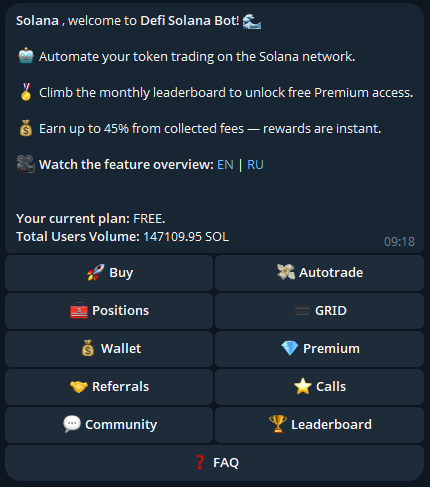 Screenshot for Activer le bot