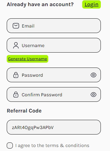 Screenshot for Créer un compte sur Grass