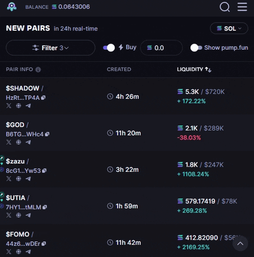 Screenshot for Commencez à trader des tokens