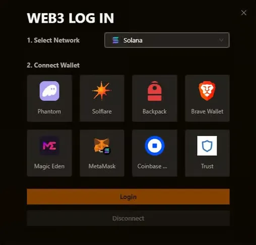 Screenshot for Créer et connecter votre portefeuille