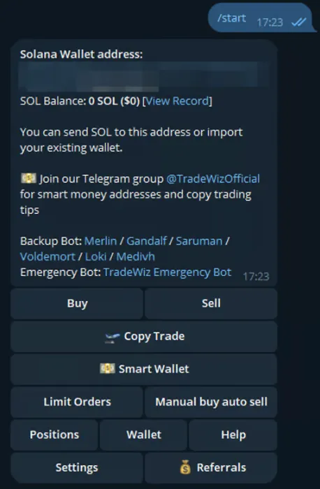 Screenshot for Creating Your Wallet