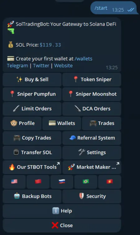 Screenshot for Activer le bot