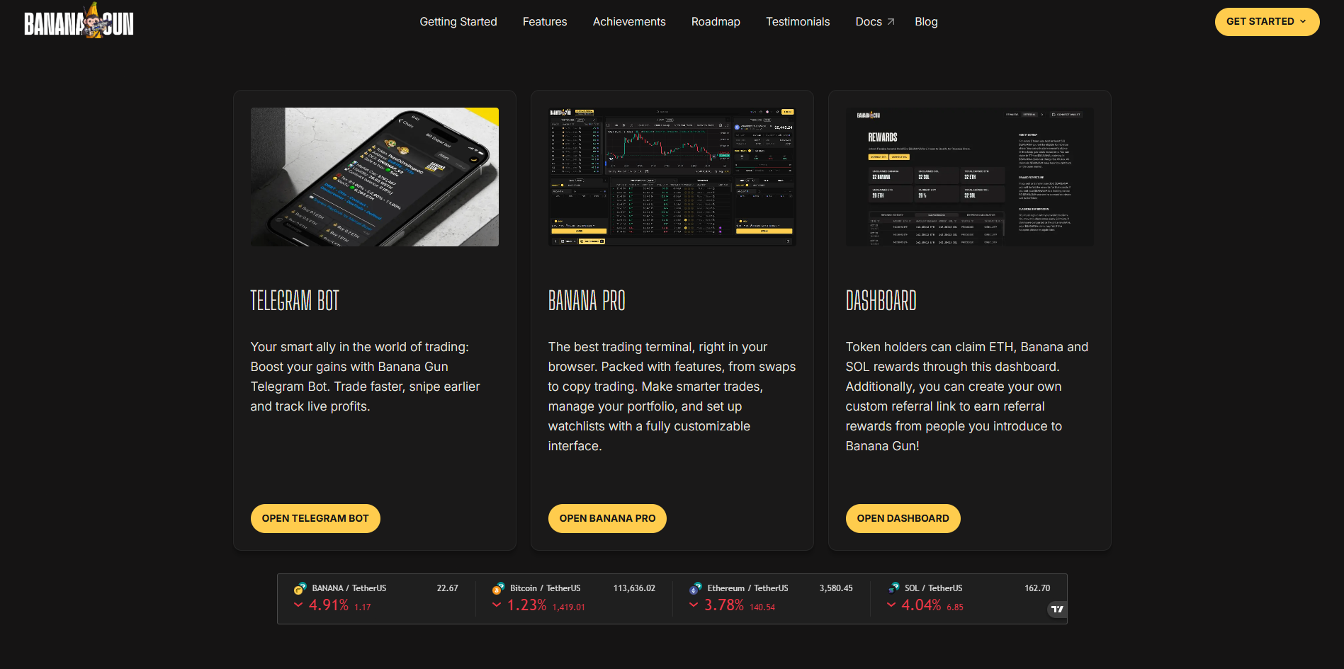 Banana Gun Bot Platforms