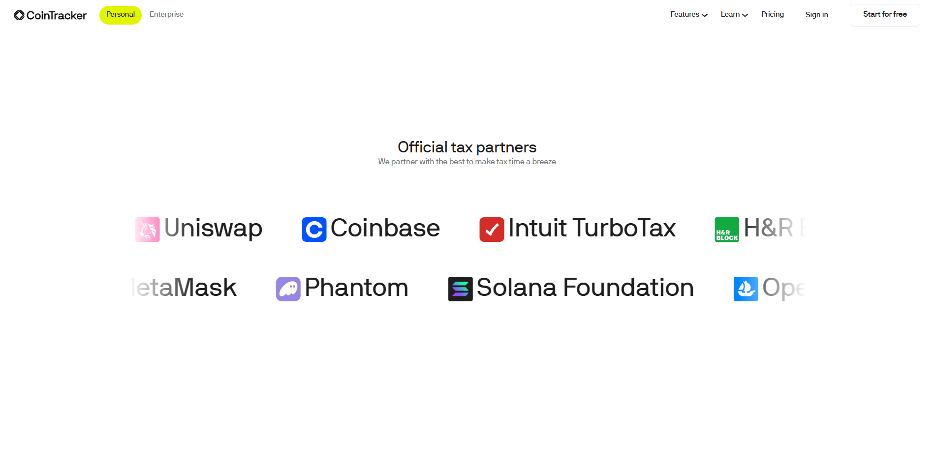 CoinTracker Partners