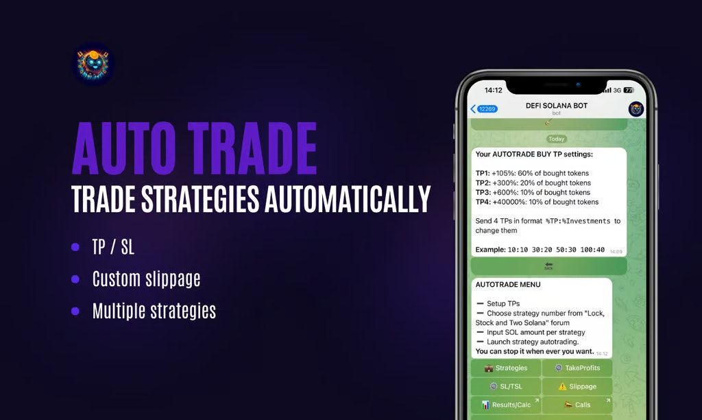 DEFI SOLANA BOT Auto Trade